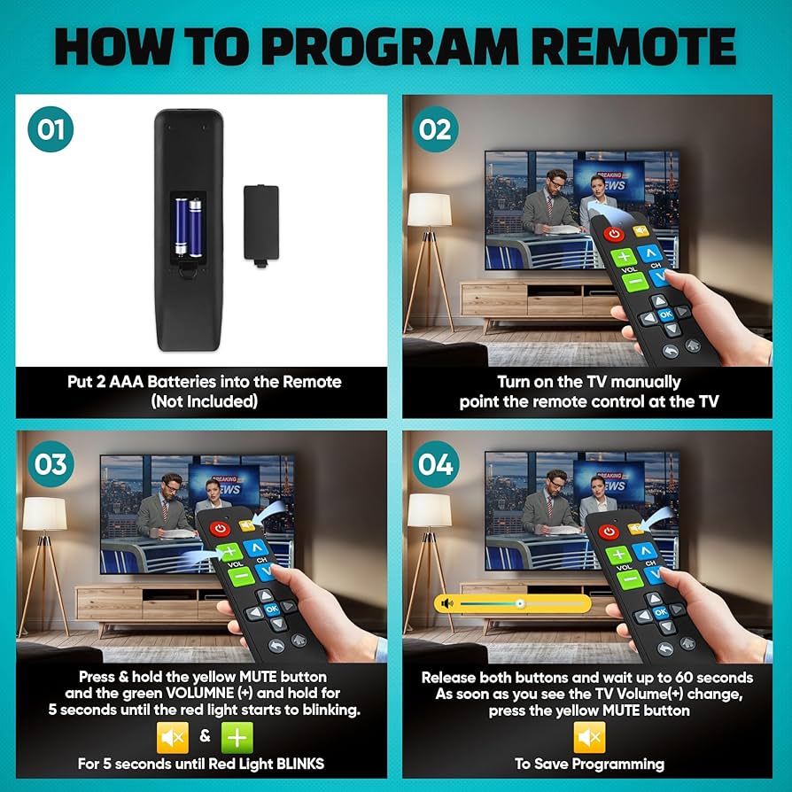 Amazon | EZclicker ビッグボタンユニバーサルテレビリモコン